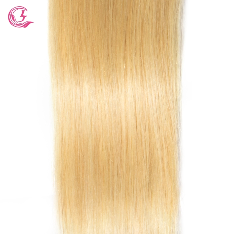 Virgin Hair of Straight Bundle 1B#613 Blonde 100g With Double Weft For Medium High Market