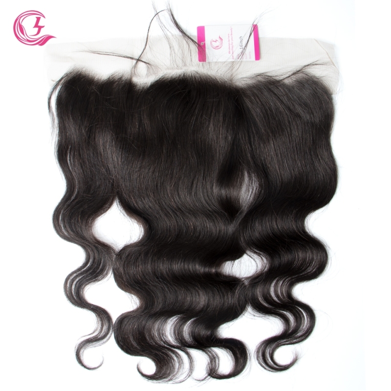 Virgin Hair of Indian Wave  13X4 Frontal Natural black color 130 density For Medium  High Market