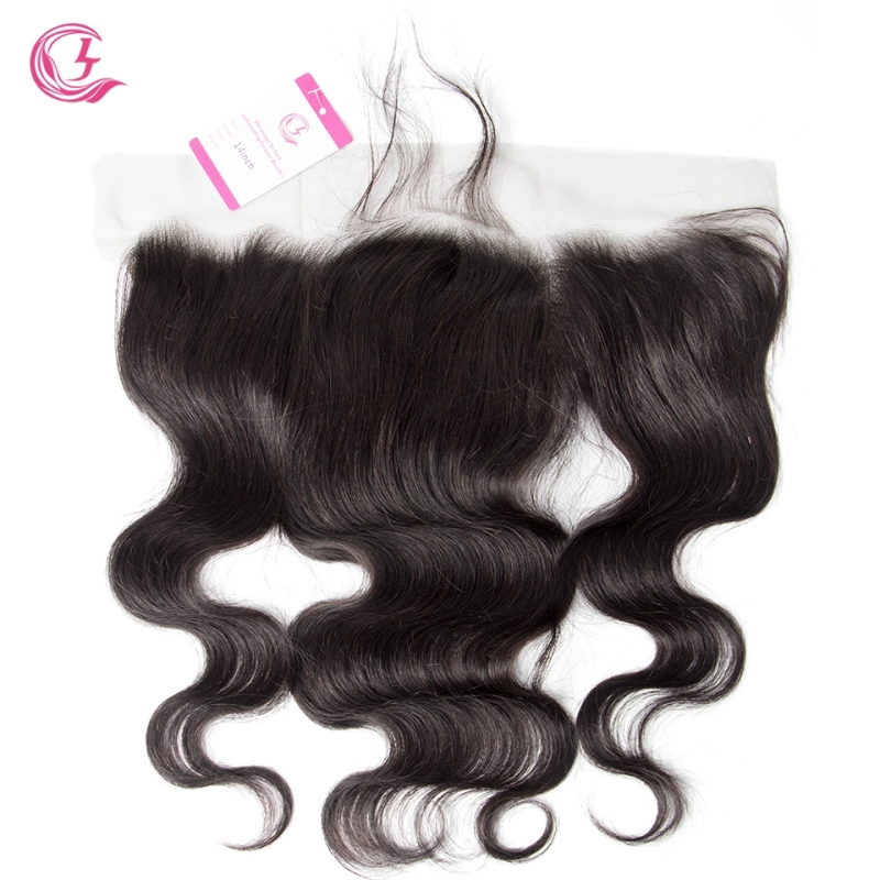 Virgin Hair of Natural Wave 13X4 frontal  Natural black color 130 density For Medium High Market