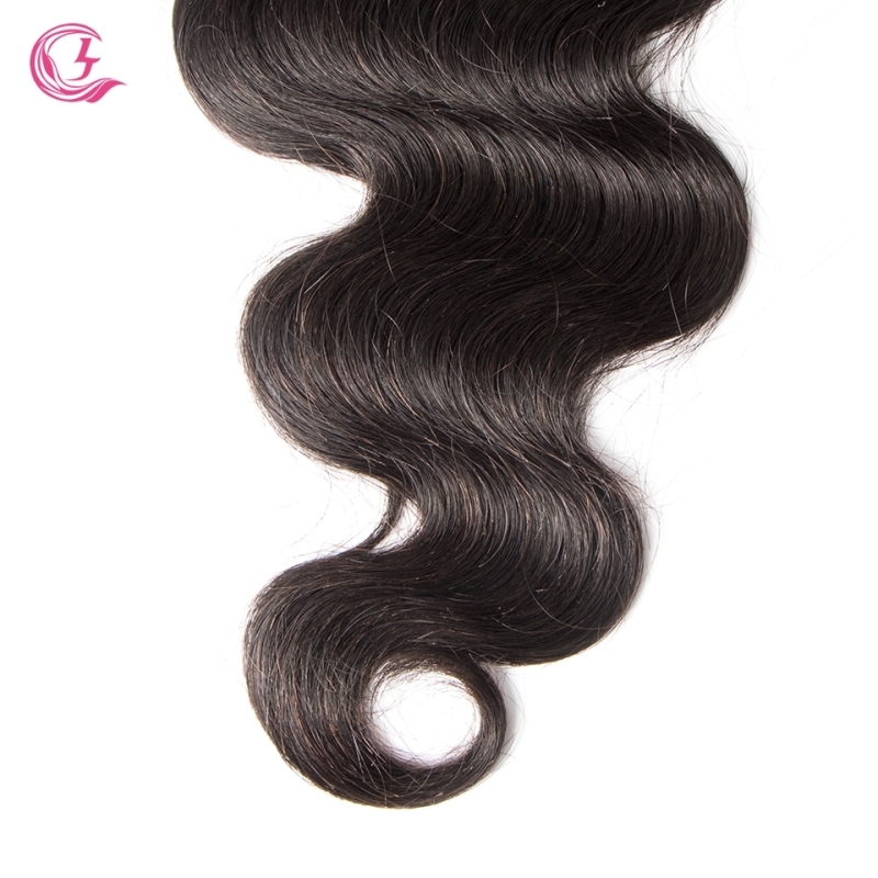 Virgin Hair of Body Wave  4X4 closure Natural black color 130 density For Medium High Market