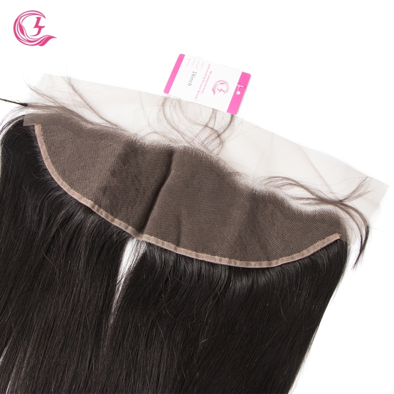 Unprocessed  Raw Hair Straight 13x4 Frontal Natural Color Medium Brown 130 density