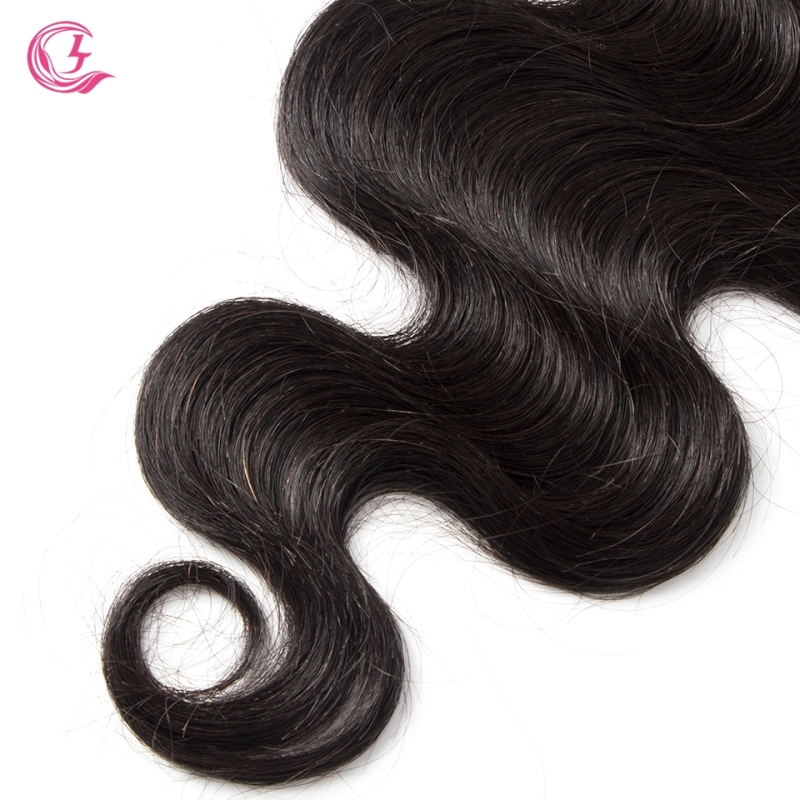 Unprocessed Virgin hair Body Wave 5x5 Closure Natural Color Medium Brown 130 density