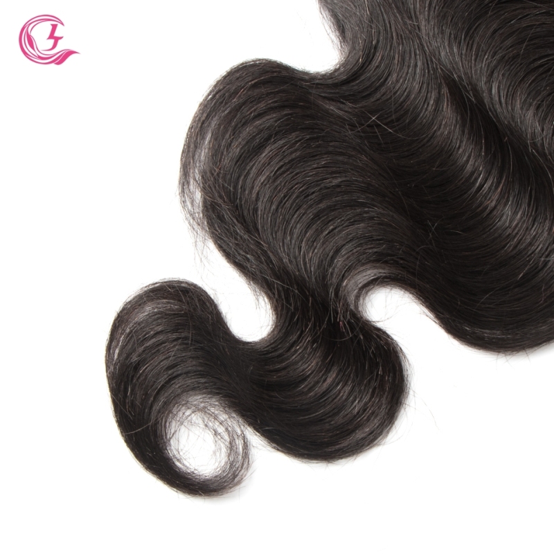 Virgin hair  Indian wave  6x6 Closure Natural Color Medium Brown 130 density