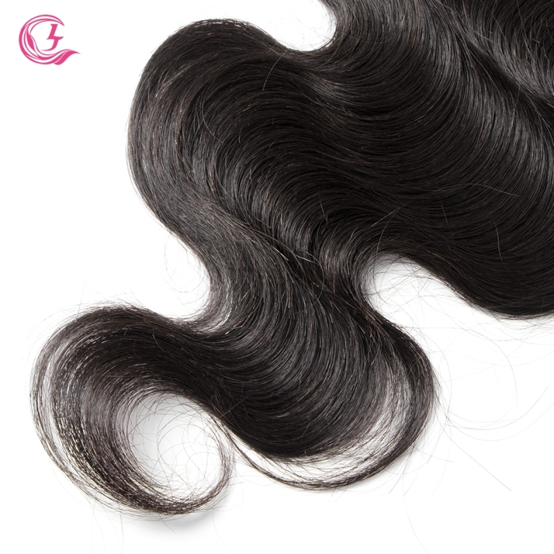 Unprocessed Raw hair  Indian Wave  7x7 Closure Natural Color Medium Brown 130 density