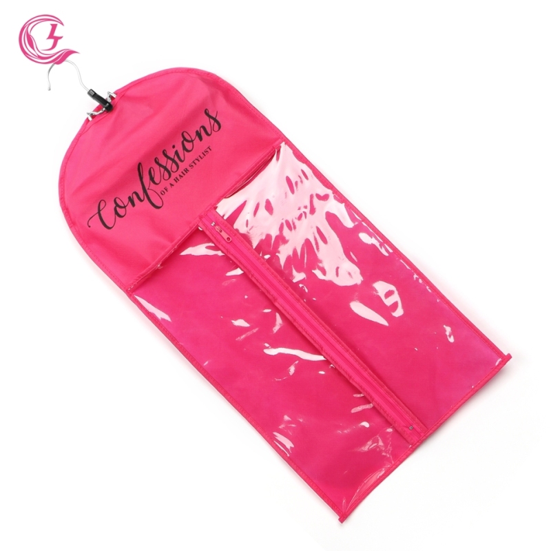 hair bags with hanger with single logo Wholesale Price  Accept Customized With Logo