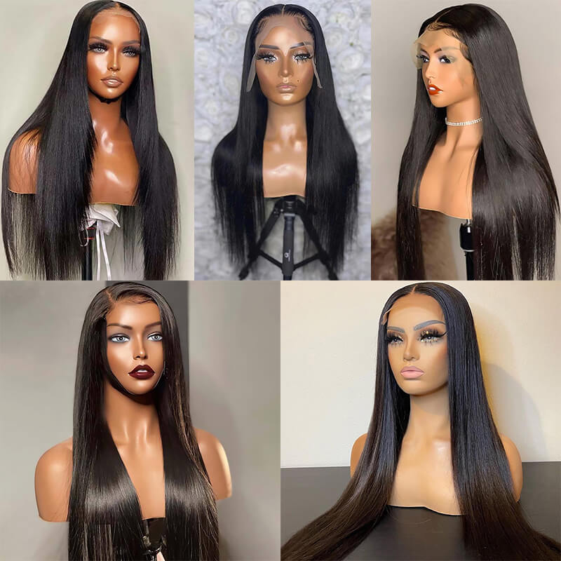 CLJHair Straight Hair Wig 13×4 Lace Front Human Hair Wigs For Black Women