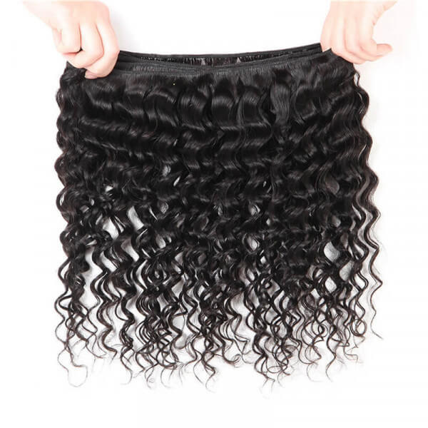 CLJHair deep wave virgin brazilian  human hair 3 bundles deals
