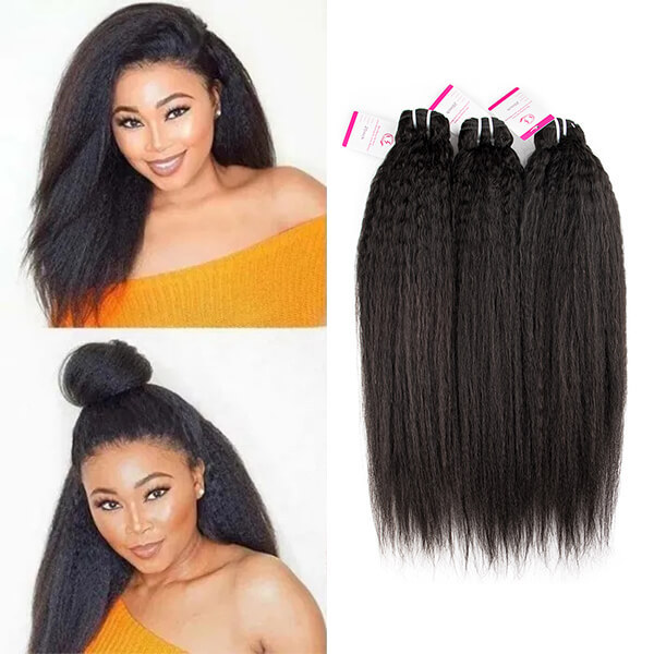 CLJHair yaki straight 100 unprocessed human hair 3 bundle deals