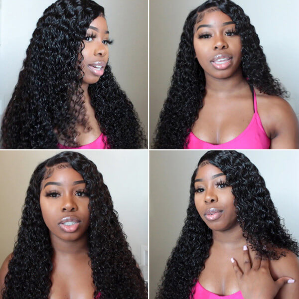 CLJHair 3 bundle deals  jerry curly virgin human hair of natural black