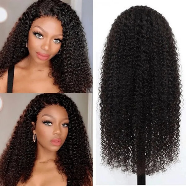 CLJHair virgin human curly hair 5x5 hd invisible lace wig for sale