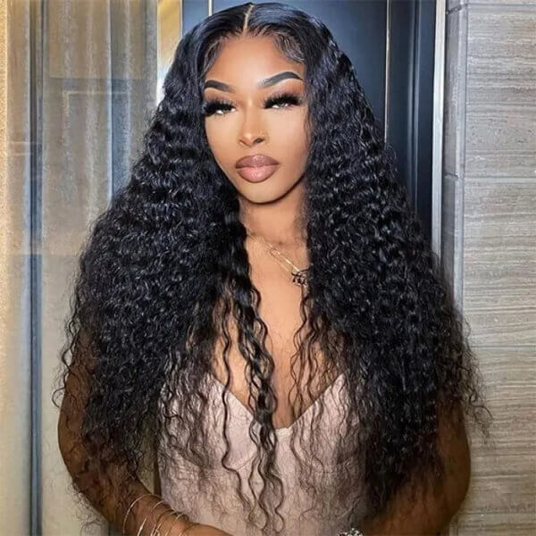 CLJHair cheap deep wave 13x6 transparent lace frontal wigs near me