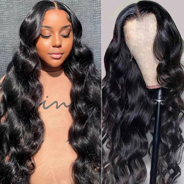 CLJHair natural hairline body wave headband 13x6 hd lace frontal wig