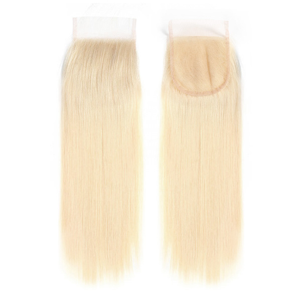 Cljhair Blonde Straight 613 4X4 Hd Lace Closure 100% Human Hair