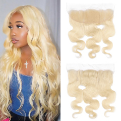 Cljhair 13X4 Body Wave Blonde 613 Hd Lace Frontal Remy Human Hair