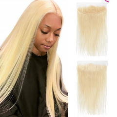 Cljhair 13X4 Hd Lace Frontal 613 Blonde Straight Indian Remy Human Virgin Hair