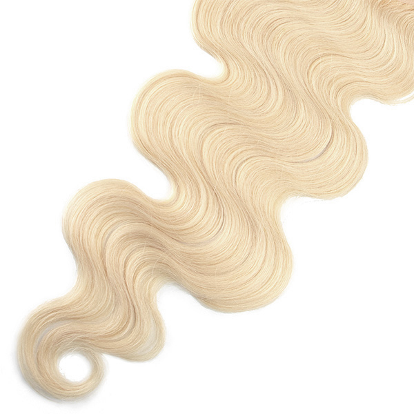 Cljhair #613 Blonde 4×4 Transparent Lace Closure Body Wave 100% Human Baby Hair