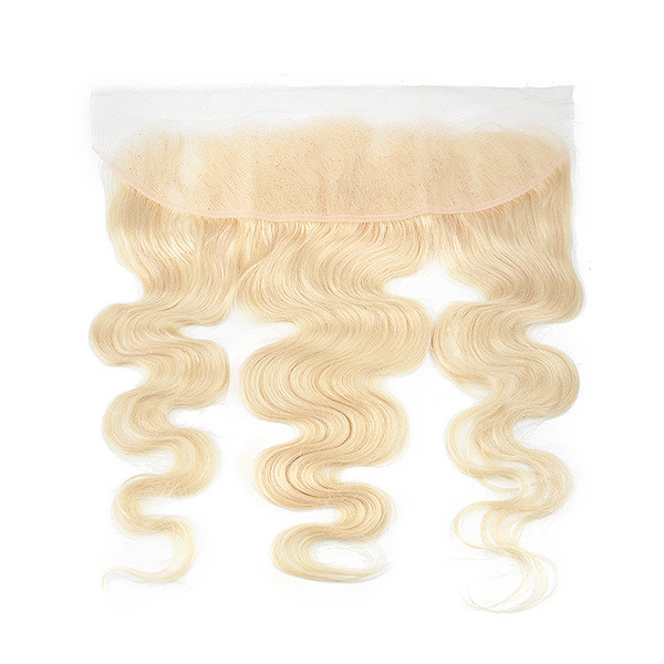 Cljhair 13X4 Transparent Lace Frontal Body Wave 613 Blonde Color Virgin Hair