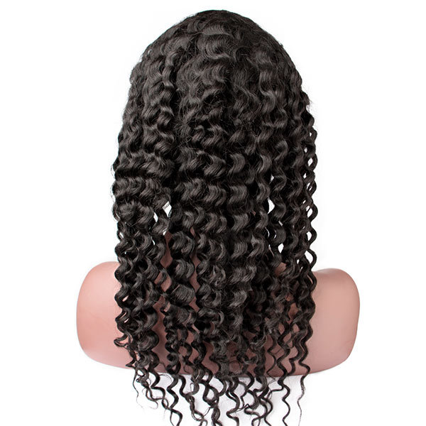 CLJHair best deep wave transparent full lace wigs human hair for women