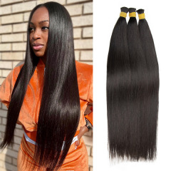 CLJHair cheap straight bulk human hair no weft extensions for sale