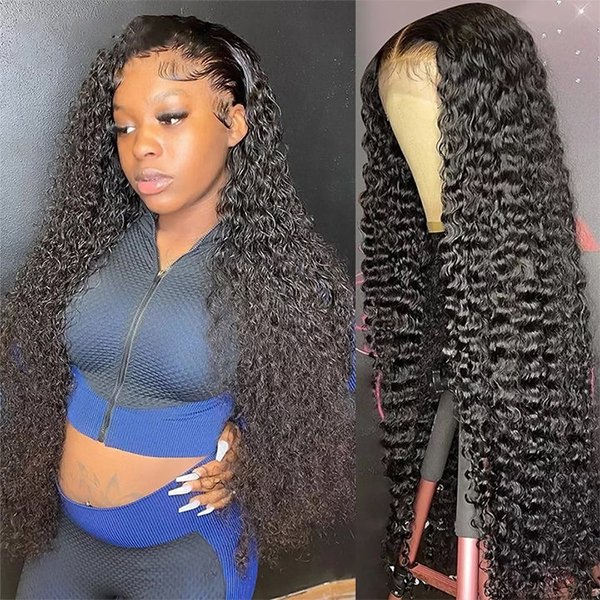 CLJHair deepwave virgin human hair 13x6 lace front wig hairstyles