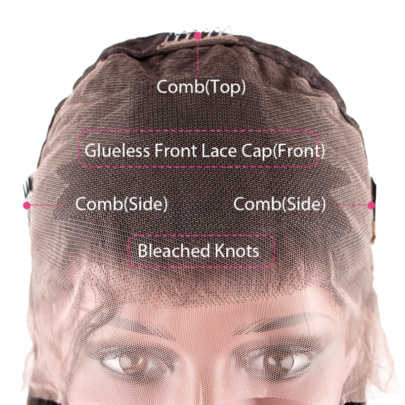 CLJHair Short Straight Bob Wig with Pre Plucked Hairline for women