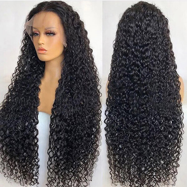 CLJHair deep wave Breathable Cap 13X4 HD lace wigs for black hair