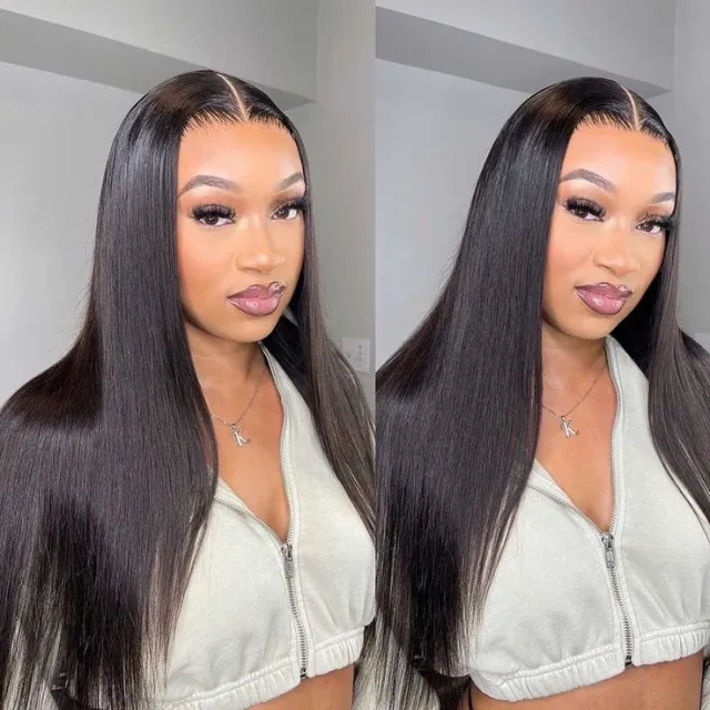 Cljhair 2x6 Straight Kim K HD Lace Closure Virgin Human Hair Natural Color