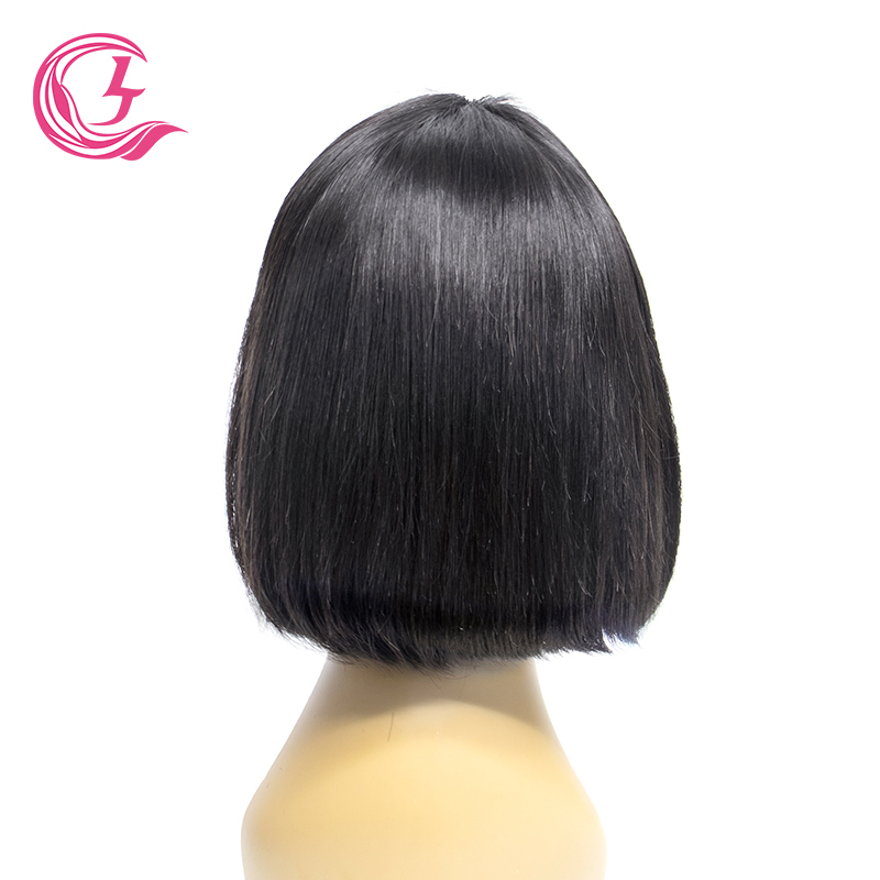 4x4 Transparent Closure Lace Straight #1B Natural Bob Wigs Bobo | CLJHAIR