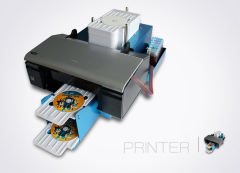Full Automatic CD DVD Ep L1800 Printer with 50PCS CD Tray CD Printer