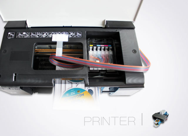 Full Automatic CD DVD Ep L1800 Printer with 50PCS CD Tray CD Printer