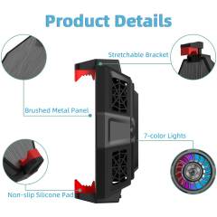 1PC Portable Mobile Phone Radiator Phone Cooler for Xiaomi 12 Xbox Series S Cooling Fan Case for Black Shark 4 IPhone
