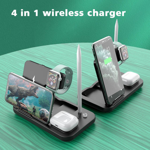 wireless charger  3 in 1 fast charging Power Bank for mobile iphone iwatch earphone