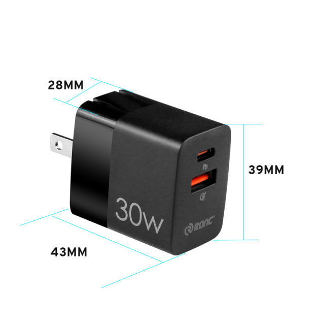 4 Colors 30W Phone Charger Adapter Quick Charge Type C Travel Charging Head Wall Chargers for iPhone 11 12 13 Xiaomi Samsung