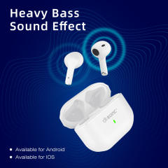 D03 TWS Wireless Headphones Bluetooth 5.1 Earphones Sport Earbuds Headset with Mic Bass Touch Control Long Standby 230mAH
