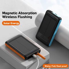 Wireless 5000Mah Portable Charger, 10W Fast Charger Built-In Led Flashlight For All Cell Phone And Electronic Devices