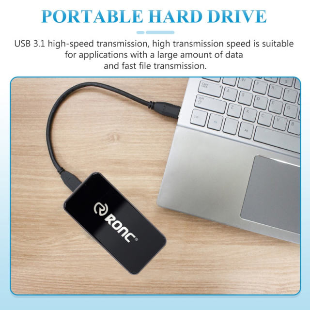 Portable SSD USB 3.1 Mobile Solid State Hard Drive Type C High Speed Hard Disk 256GB
