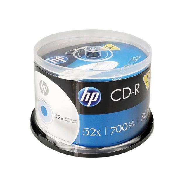 HP CD-R 700MB 50 Blank CD/Compact Disk Wrap Professional /Recordable 52x Speed