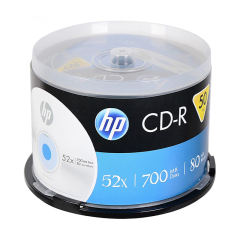 HP CD-R 700MB 50 Blank CD/Compact Disk Wrap Professional /Recordable 52x Speed