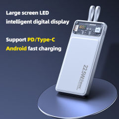 22.5W 10000Mah Powerbank High Capacity Fast Charging PD QC3.0 Outdoor 20000 Mah Power Bank Station