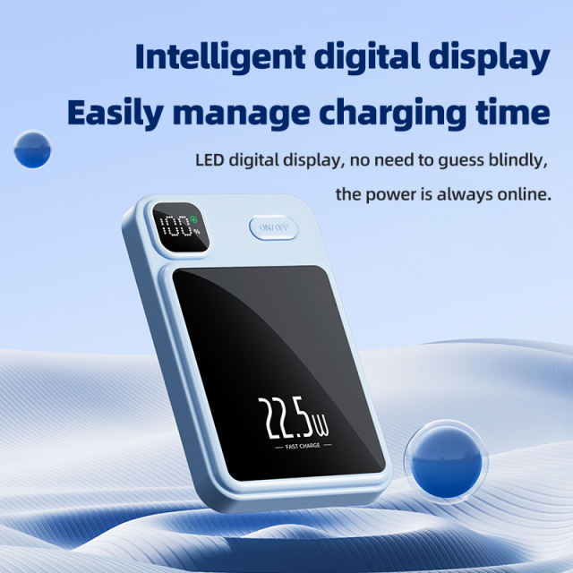 New Product Ideas 2023 Portable 22.5W Magnetic Powerbank For Iphone 15 Fast Charger Charging Pack Power Bank 10000Mah