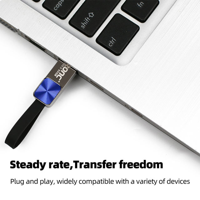 Promotional USB Flash Drive 64GB Metal Waterproof USB Drive High Speed Memory Stick