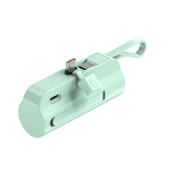 5000mAh Power Bank, With Stand, 2-in-1 Charging Head, Pocket Capsule Charging