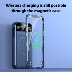 Powerbank Magnetic Hot Selling Products Customize Portable Charger 10000Mah Mini Magnetic Power Bank With Cables