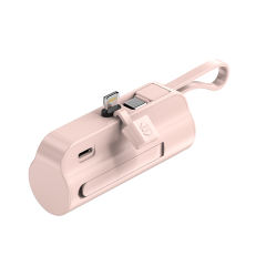 5000mAh Power Bank, With Stand, 2-in-1 Charging Head, Pocket Capsule Charging