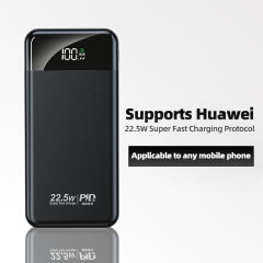 USB C Power Bank Fast Charging PD3.0 PowerBank External Battery Pack with 4 Built-in Cables