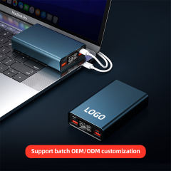 15000mAh 65W USB C Laptop Portable Charger, PD QC4.0 Fast Charging 3 Outputs Charger