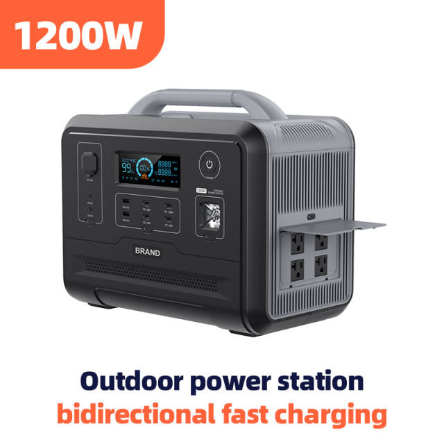 Most Popular Design Battery Cell Power 2024 1200W Portable Power Station