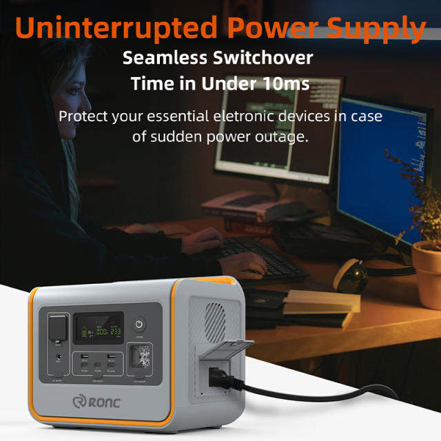 Portable Power Station 800W Camping RV Home Emergency Portable Generator