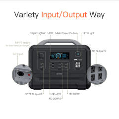Most Popular Design Battery Cell Power 2024 1200W Portable Power Station