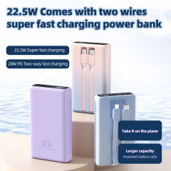22.5W Comes with Dual Cables Fast Charging Power Bank